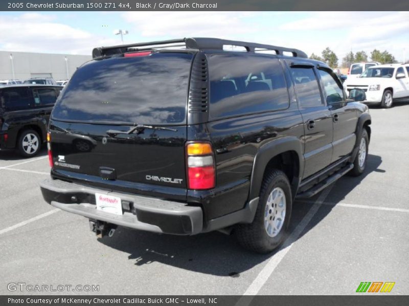 Black / Gray/Dark Charcoal 2005 Chevrolet Suburban 1500 Z71 4x4