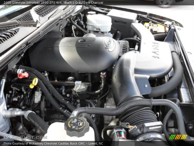 Black / Gray/Dark Charcoal 2005 Chevrolet Suburban 1500 Z71 4x4