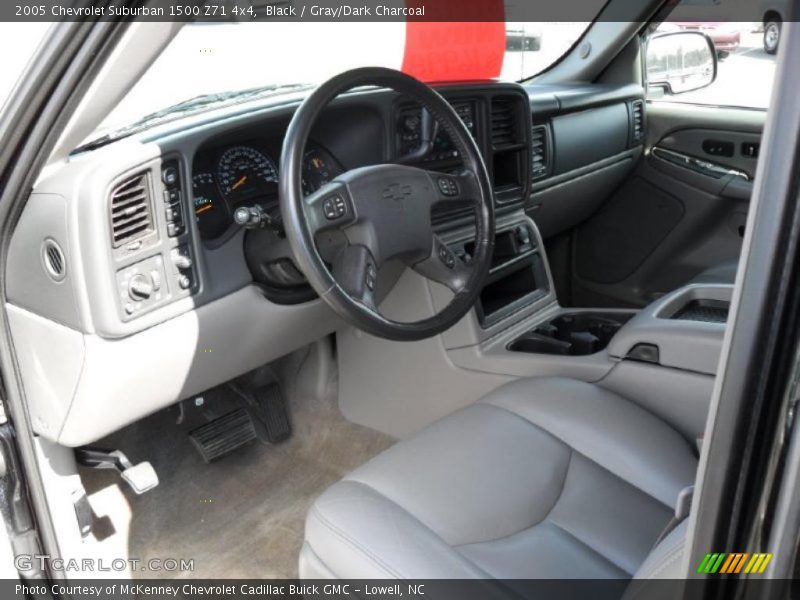 Black / Gray/Dark Charcoal 2005 Chevrolet Suburban 1500 Z71 4x4