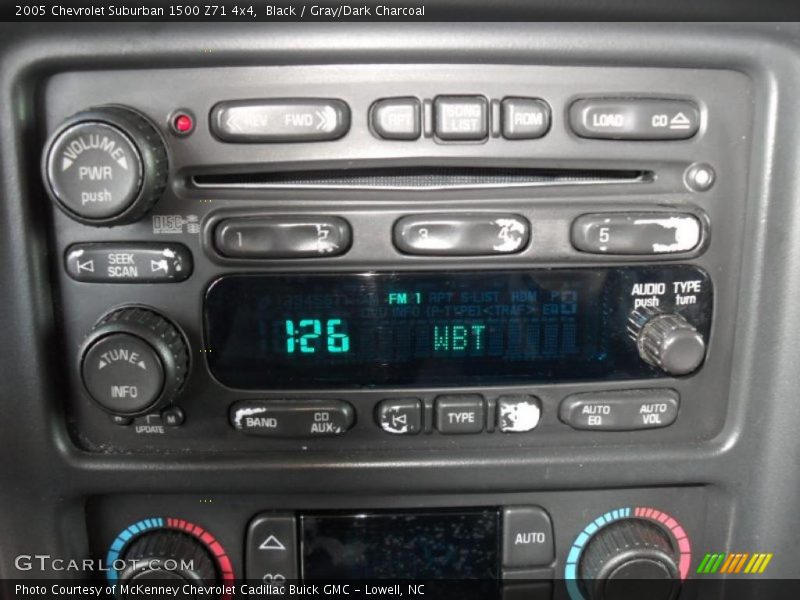 Black / Gray/Dark Charcoal 2005 Chevrolet Suburban 1500 Z71 4x4