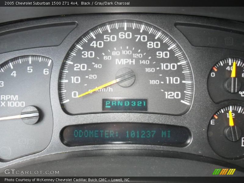 Black / Gray/Dark Charcoal 2005 Chevrolet Suburban 1500 Z71 4x4