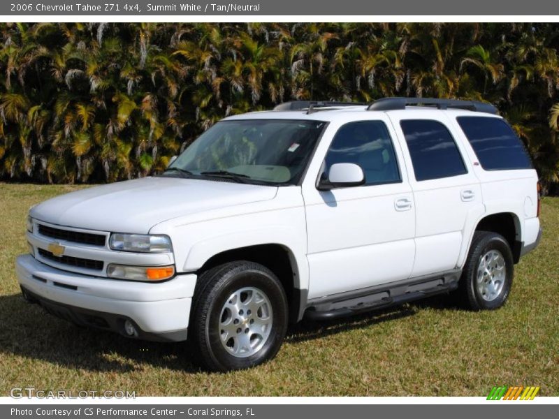 Summit White / Tan/Neutral 2006 Chevrolet Tahoe Z71 4x4