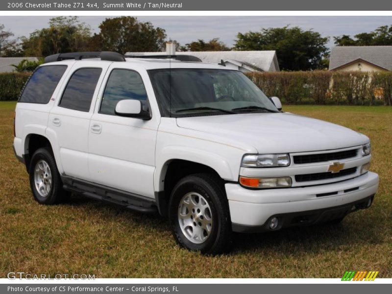 Summit White / Tan/Neutral 2006 Chevrolet Tahoe Z71 4x4