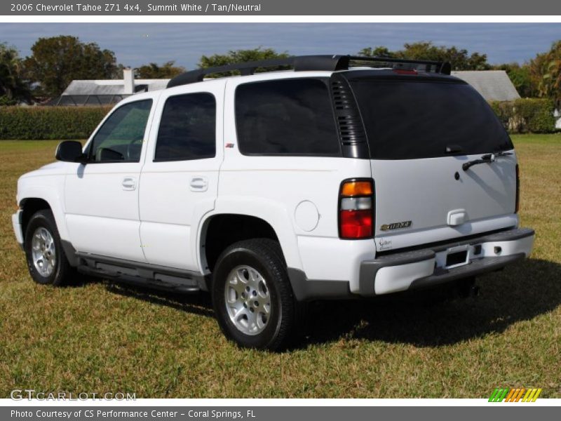 Summit White / Tan/Neutral 2006 Chevrolet Tahoe Z71 4x4