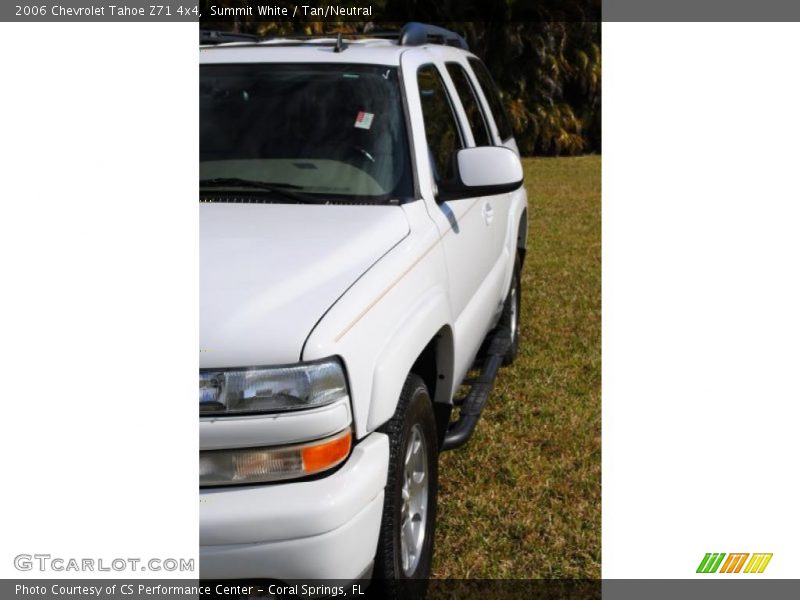 Summit White / Tan/Neutral 2006 Chevrolet Tahoe Z71 4x4
