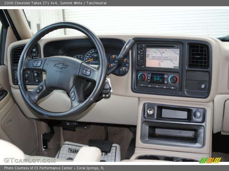 Summit White / Tan/Neutral 2006 Chevrolet Tahoe Z71 4x4