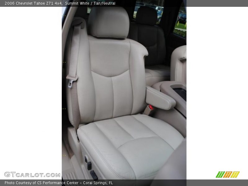 Summit White / Tan/Neutral 2006 Chevrolet Tahoe Z71 4x4