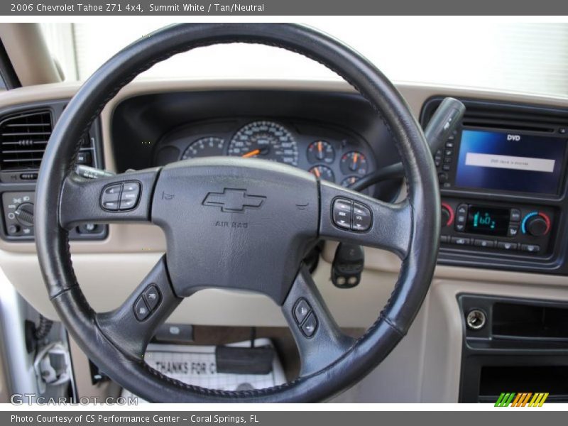 Summit White / Tan/Neutral 2006 Chevrolet Tahoe Z71 4x4
