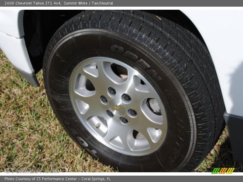 Summit White / Tan/Neutral 2006 Chevrolet Tahoe Z71 4x4