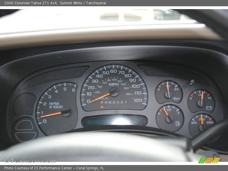 Summit White / Tan/Neutral 2006 Chevrolet Tahoe Z71 4x4