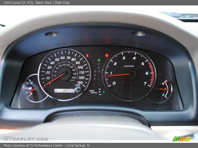 Black Onyx / Dark Gray 2004 Lexus GX 470