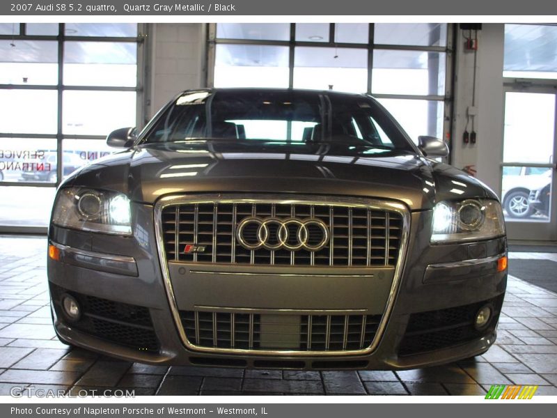 Quartz Gray Metallic / Black 2007 Audi S8 5.2 quattro