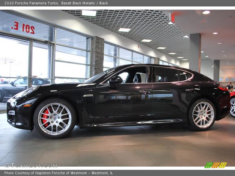 Basalt Black Metallic / Black 2010 Porsche Panamera Turbo