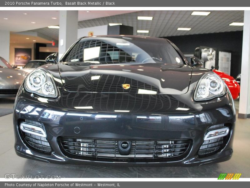 Basalt Black Metallic / Black 2010 Porsche Panamera Turbo