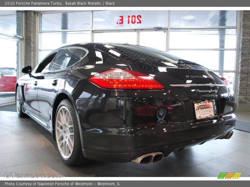 Basalt Black Metallic / Black 2010 Porsche Panamera Turbo