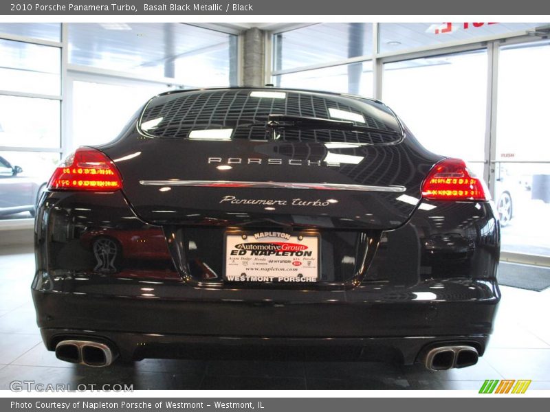 Basalt Black Metallic / Black 2010 Porsche Panamera Turbo