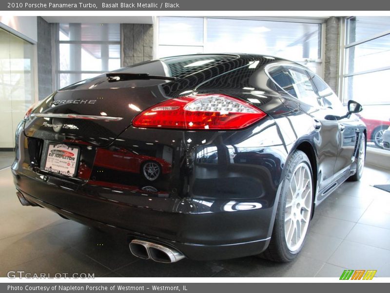 Basalt Black Metallic / Black 2010 Porsche Panamera Turbo