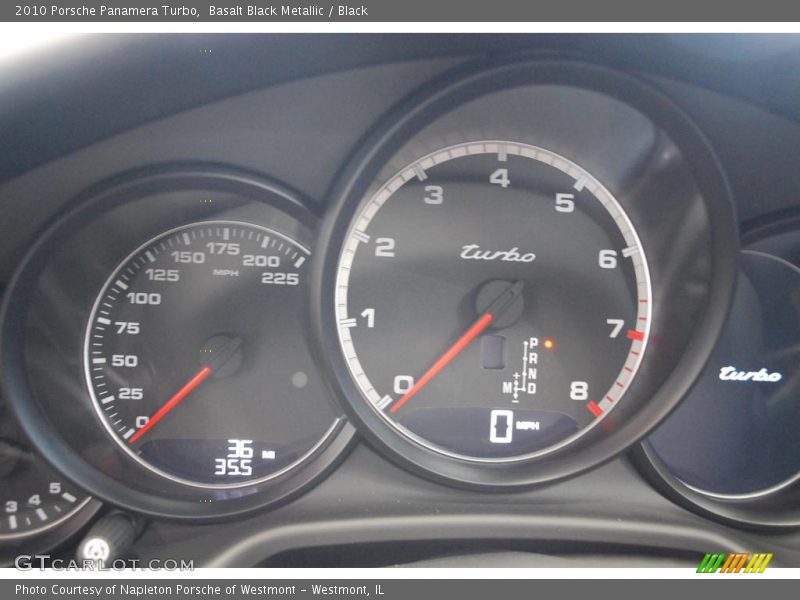 Basalt Black Metallic / Black 2010 Porsche Panamera Turbo