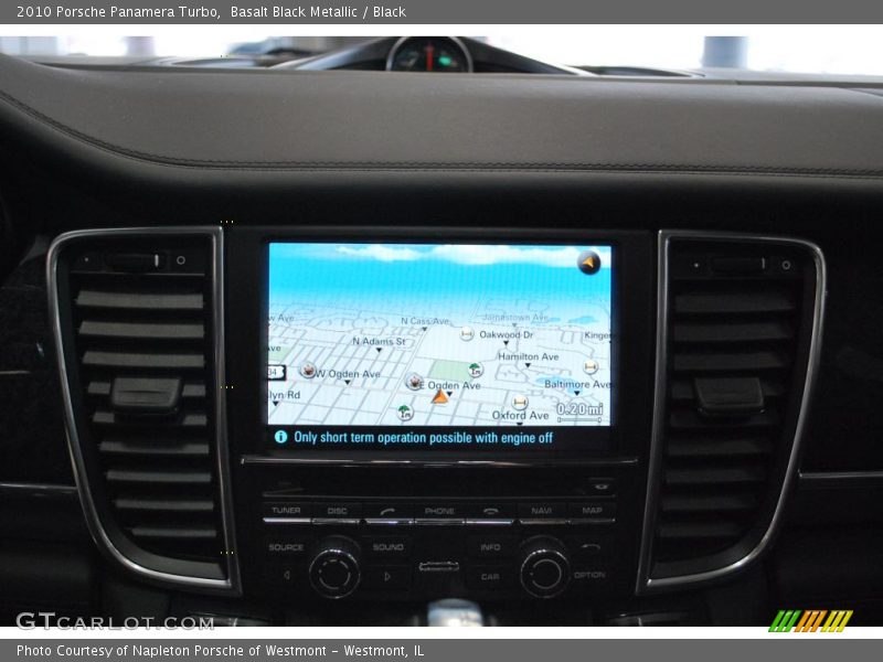 Basalt Black Metallic / Black 2010 Porsche Panamera Turbo