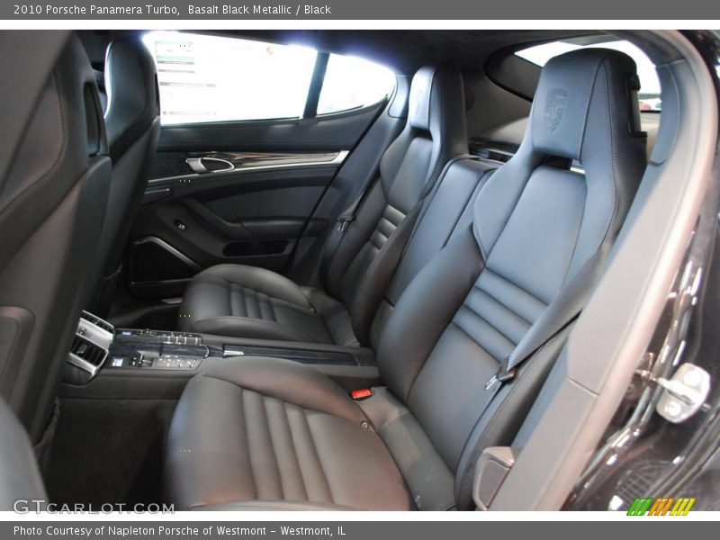 Basalt Black Metallic / Black 2010 Porsche Panamera Turbo