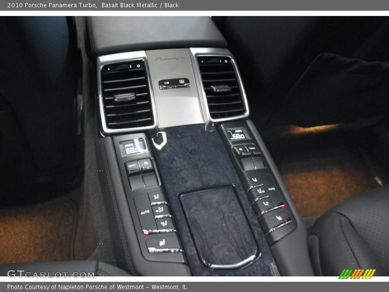 Basalt Black Metallic / Black 2010 Porsche Panamera Turbo