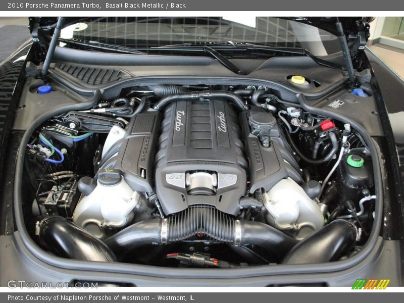 Basalt Black Metallic / Black 2010 Porsche Panamera Turbo