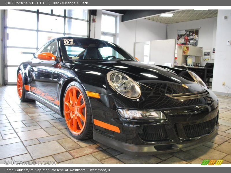 Black/Orange / Black 2007 Porsche 911 GT3 RS