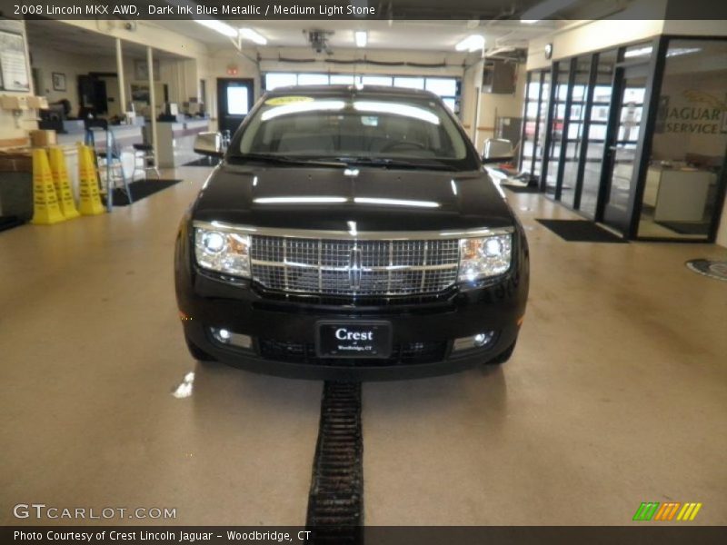 Dark Ink Blue Metallic / Medium Light Stone 2008 Lincoln MKX AWD