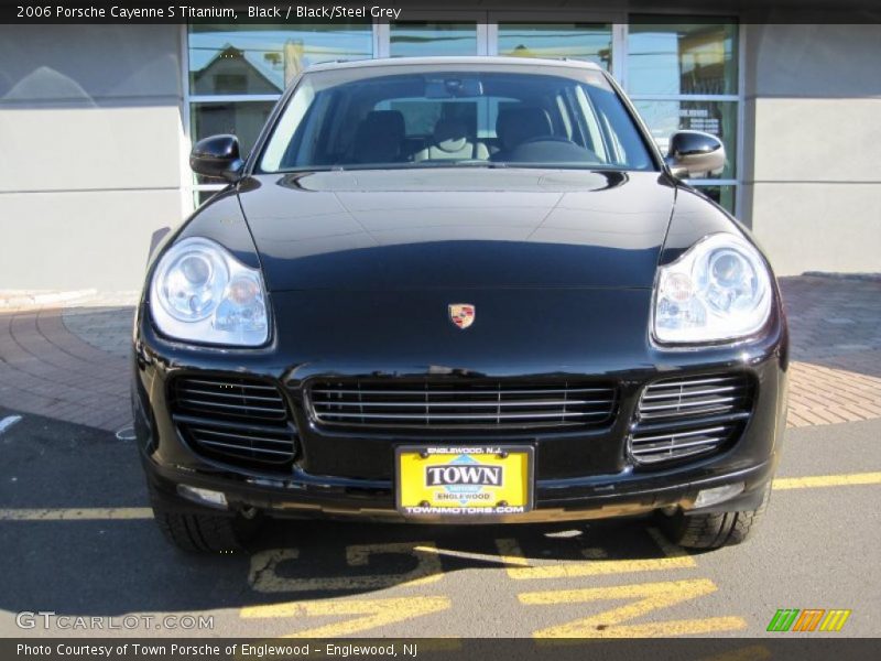 Black / Black/Steel Grey 2006 Porsche Cayenne S Titanium
