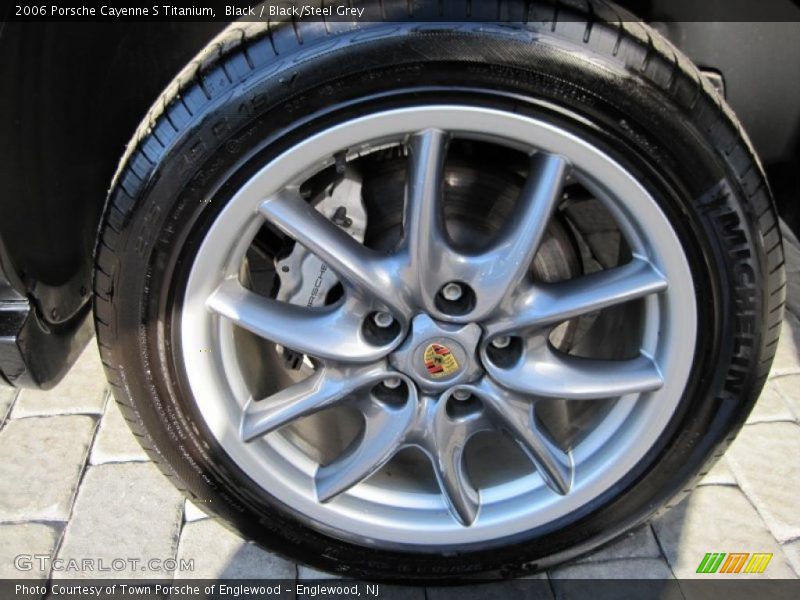 Black / Black/Steel Grey 2006 Porsche Cayenne S Titanium