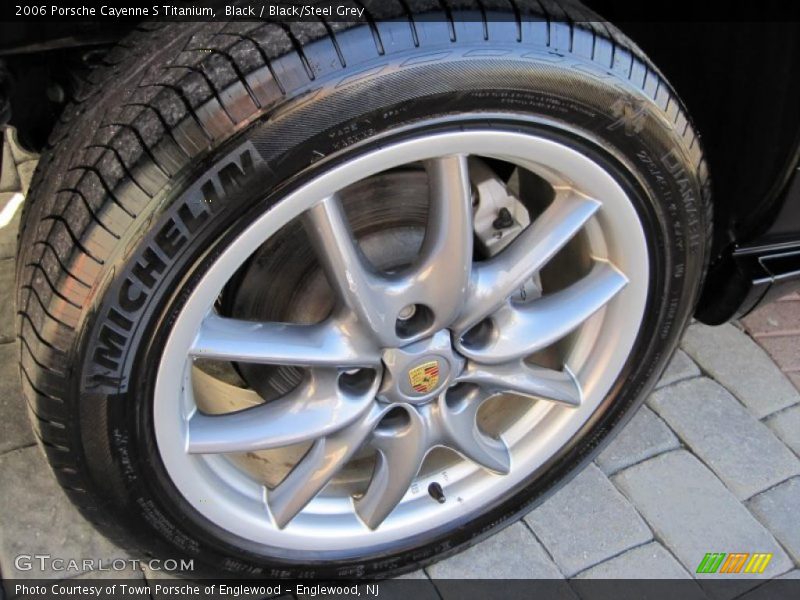 Black / Black/Steel Grey 2006 Porsche Cayenne S Titanium