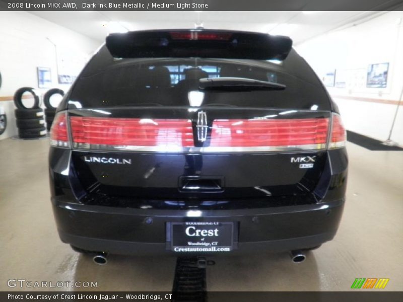 Dark Ink Blue Metallic / Medium Light Stone 2008 Lincoln MKX AWD