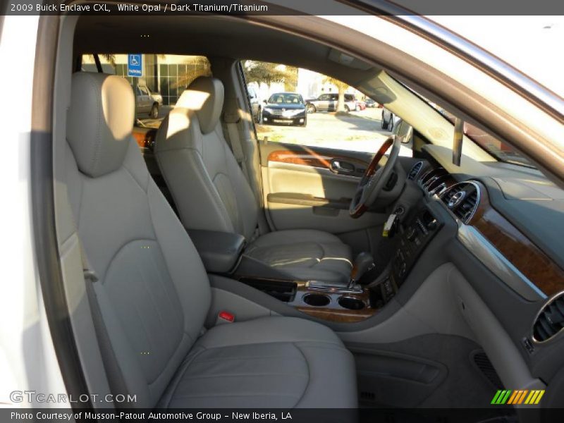 White Opal / Dark Titanium/Titanium 2009 Buick Enclave CXL