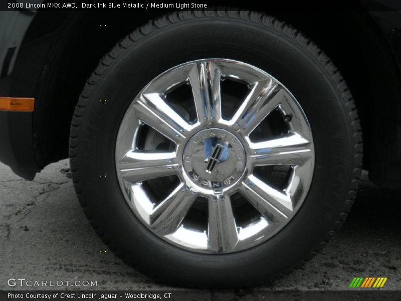 Dark Ink Blue Metallic / Medium Light Stone 2008 Lincoln MKX AWD