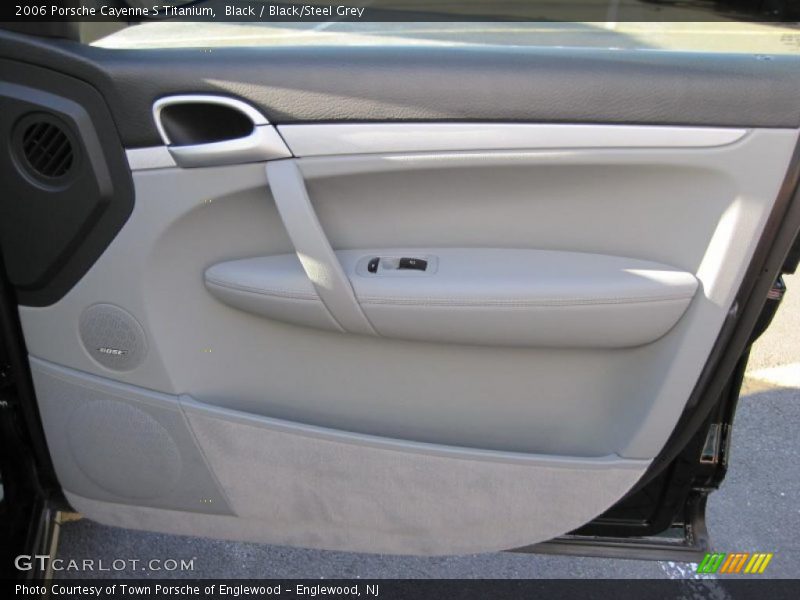Black / Black/Steel Grey 2006 Porsche Cayenne S Titanium
