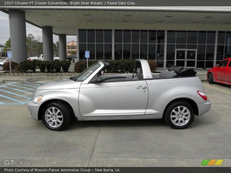 Bright Silver Metallic / Pastel Slate Gray 2007 Chrysler PT Cruiser Convertible