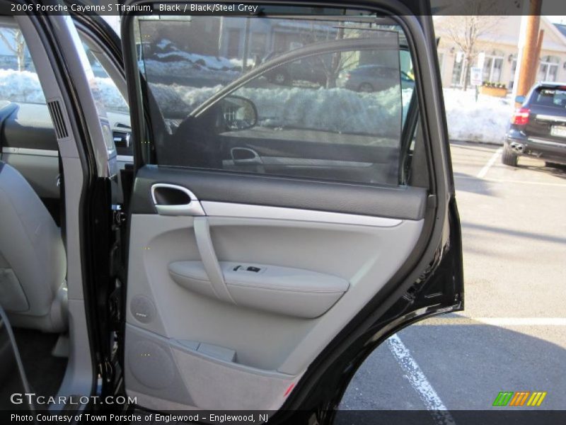 Black / Black/Steel Grey 2006 Porsche Cayenne S Titanium