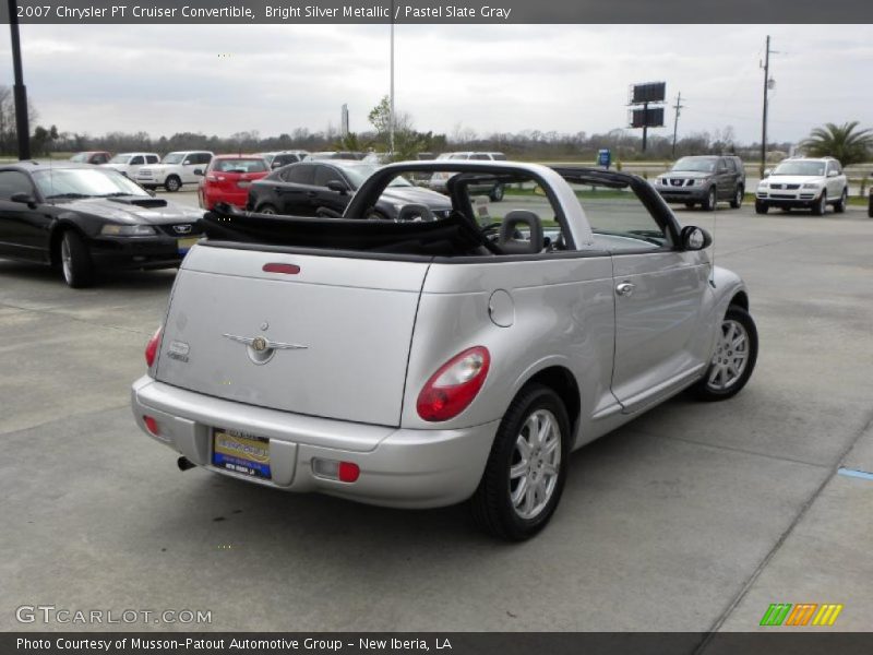 Bright Silver Metallic / Pastel Slate Gray 2007 Chrysler PT Cruiser Convertible