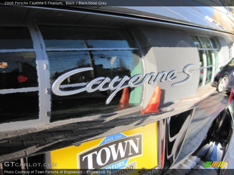 Black / Black/Steel Grey 2006 Porsche Cayenne S Titanium