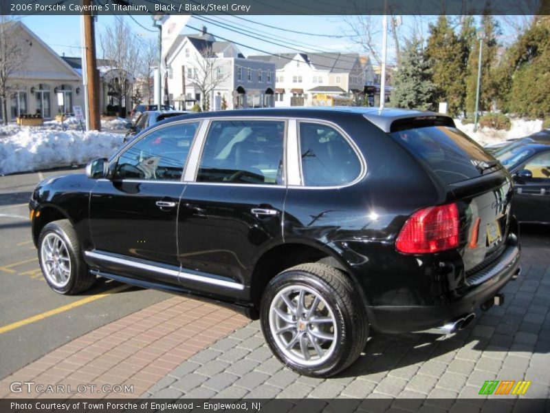 Black / Black/Steel Grey 2006 Porsche Cayenne S Titanium