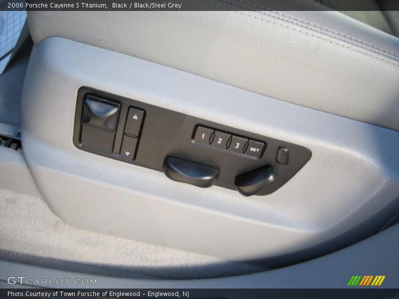 Black / Black/Steel Grey 2006 Porsche Cayenne S Titanium