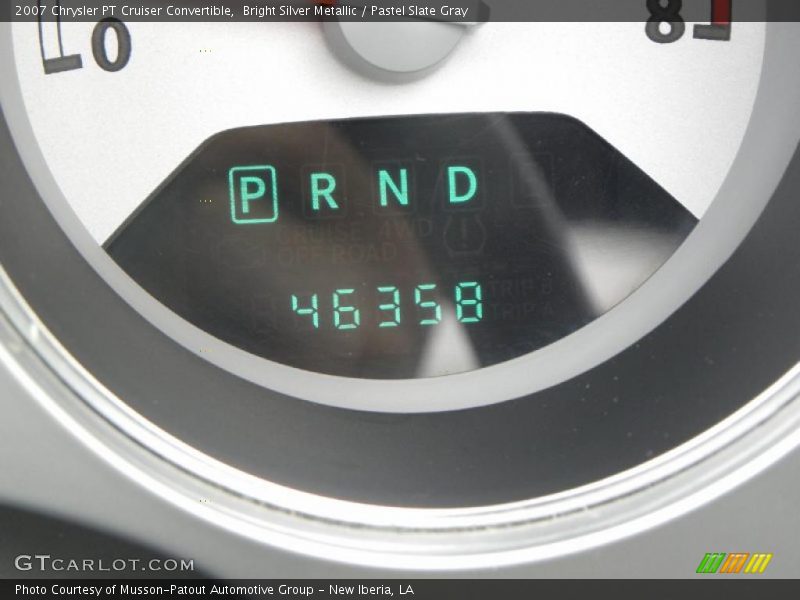 Bright Silver Metallic / Pastel Slate Gray 2007 Chrysler PT Cruiser Convertible