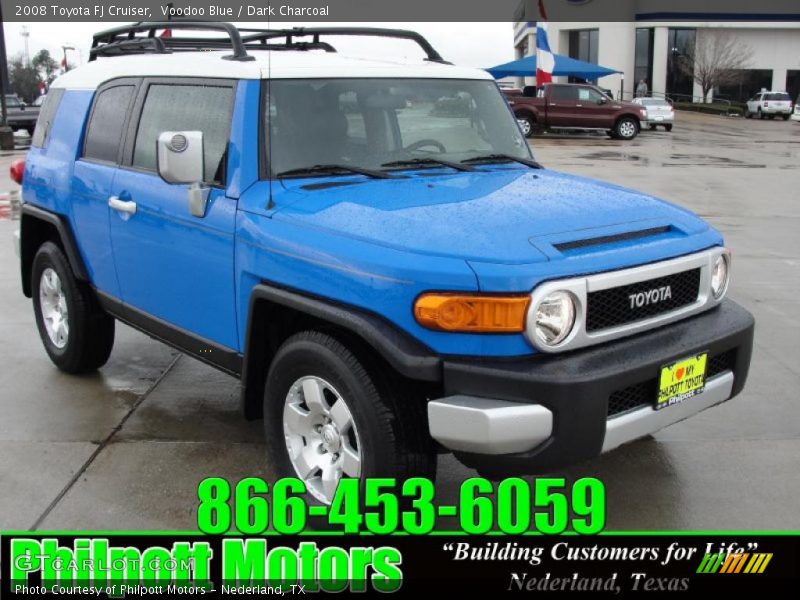 Voodoo Blue / Dark Charcoal 2008 Toyota FJ Cruiser