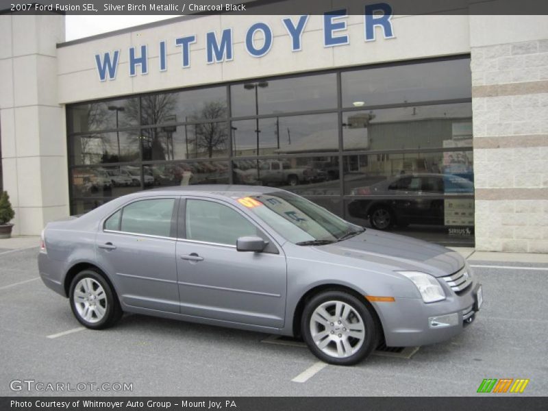 Silver Birch Metallic / Charcoal Black 2007 Ford Fusion SEL