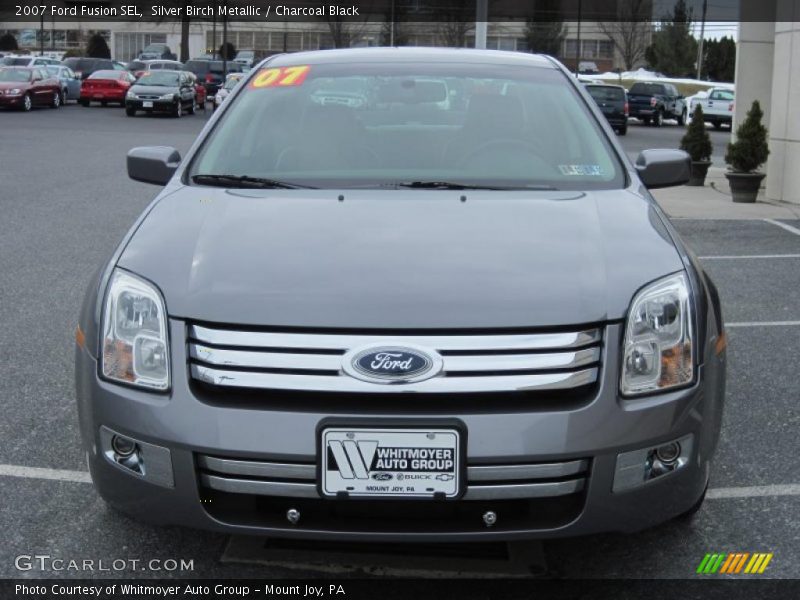 Silver Birch Metallic / Charcoal Black 2007 Ford Fusion SEL