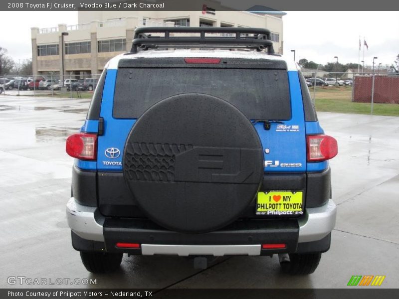 Voodoo Blue / Dark Charcoal 2008 Toyota FJ Cruiser