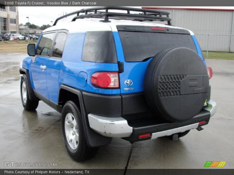 Voodoo Blue / Dark Charcoal 2008 Toyota FJ Cruiser