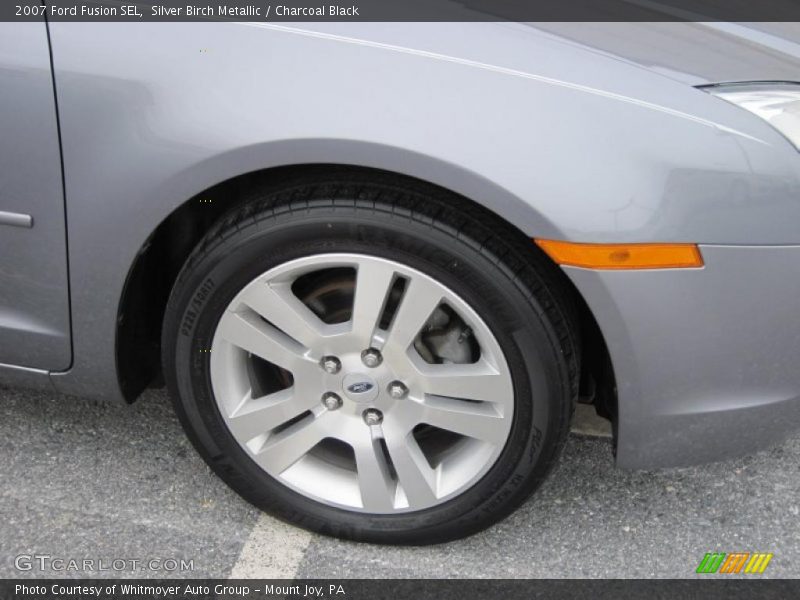 Silver Birch Metallic / Charcoal Black 2007 Ford Fusion SEL