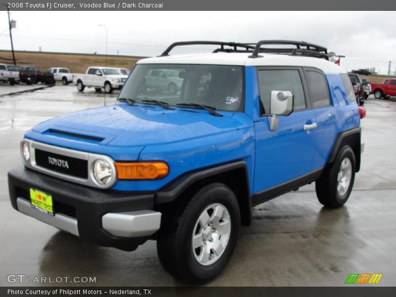 Voodoo Blue / Dark Charcoal 2008 Toyota FJ Cruiser