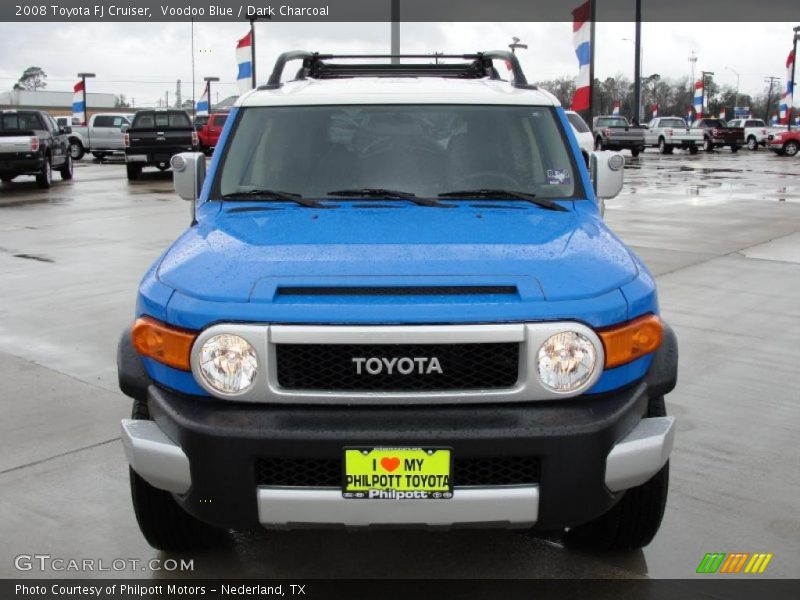 Voodoo Blue / Dark Charcoal 2008 Toyota FJ Cruiser